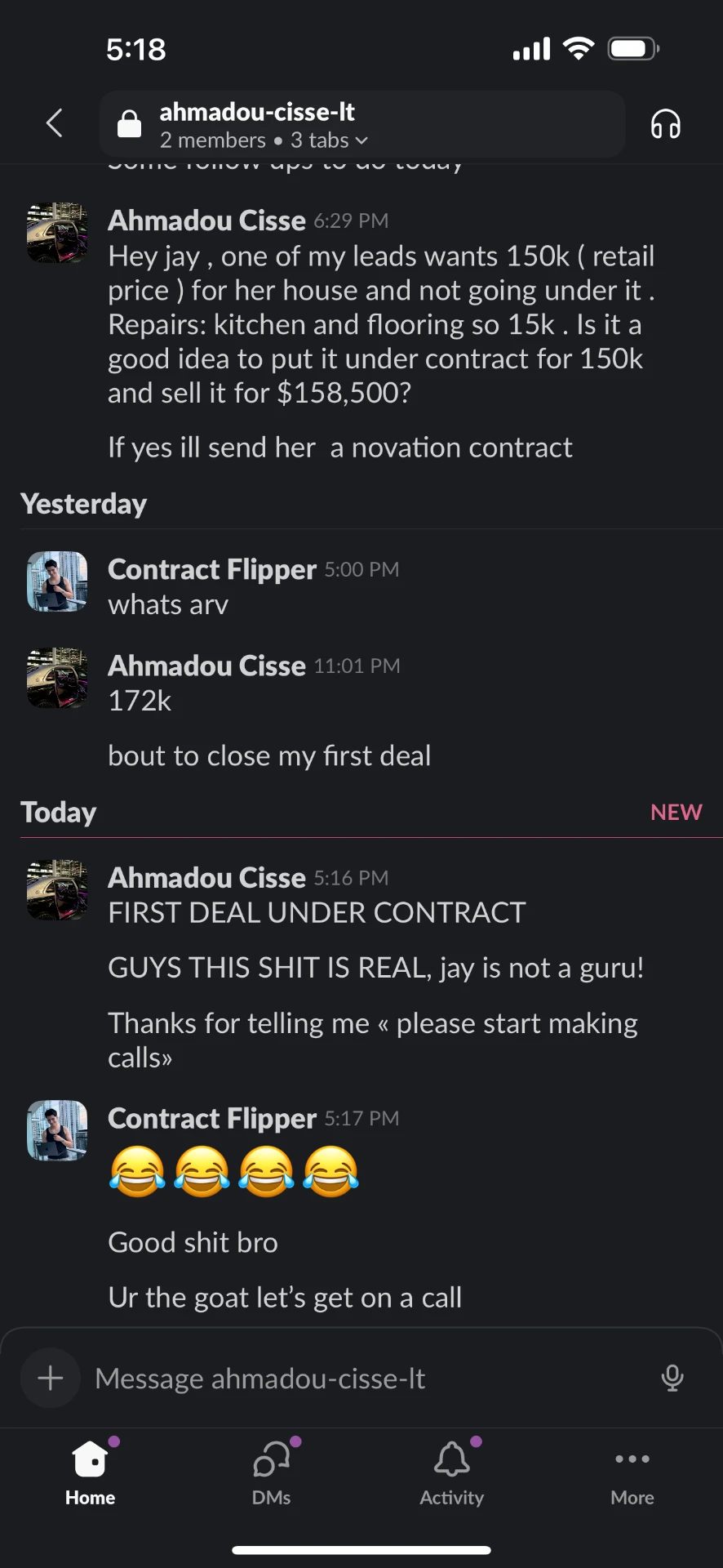 Ahmadou Cisse: First deal under contract