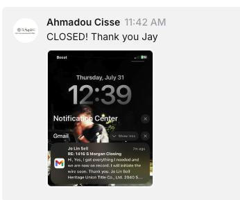Ahmadou Cisse: Closed — “Thank you Jay”